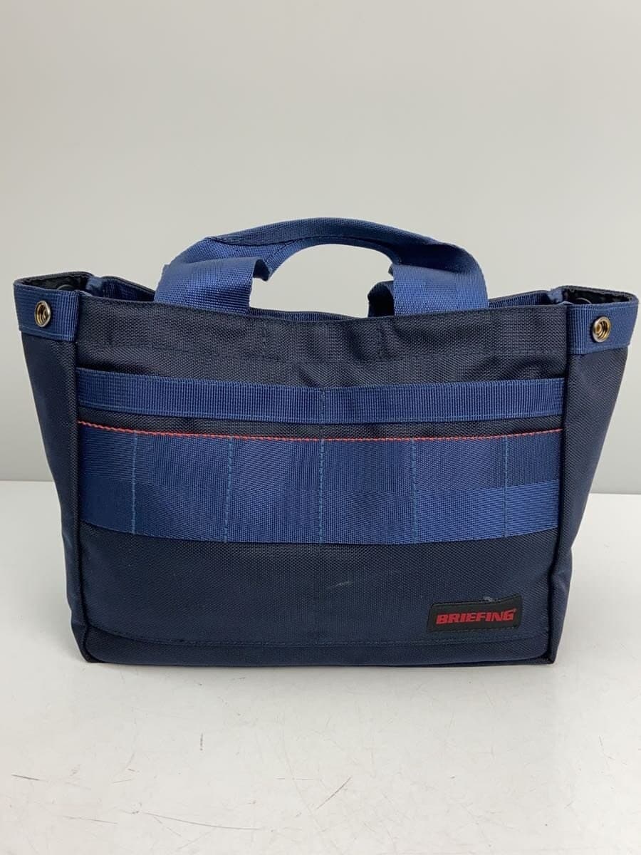 BRIEFING Handbag Nylon Navy Solid Color 7