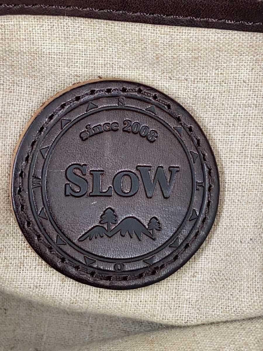 SLOW shoulder bag leather BRW plain 5