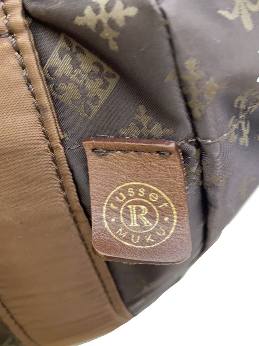 russet Tote Bag BRW All Over Pattern 5