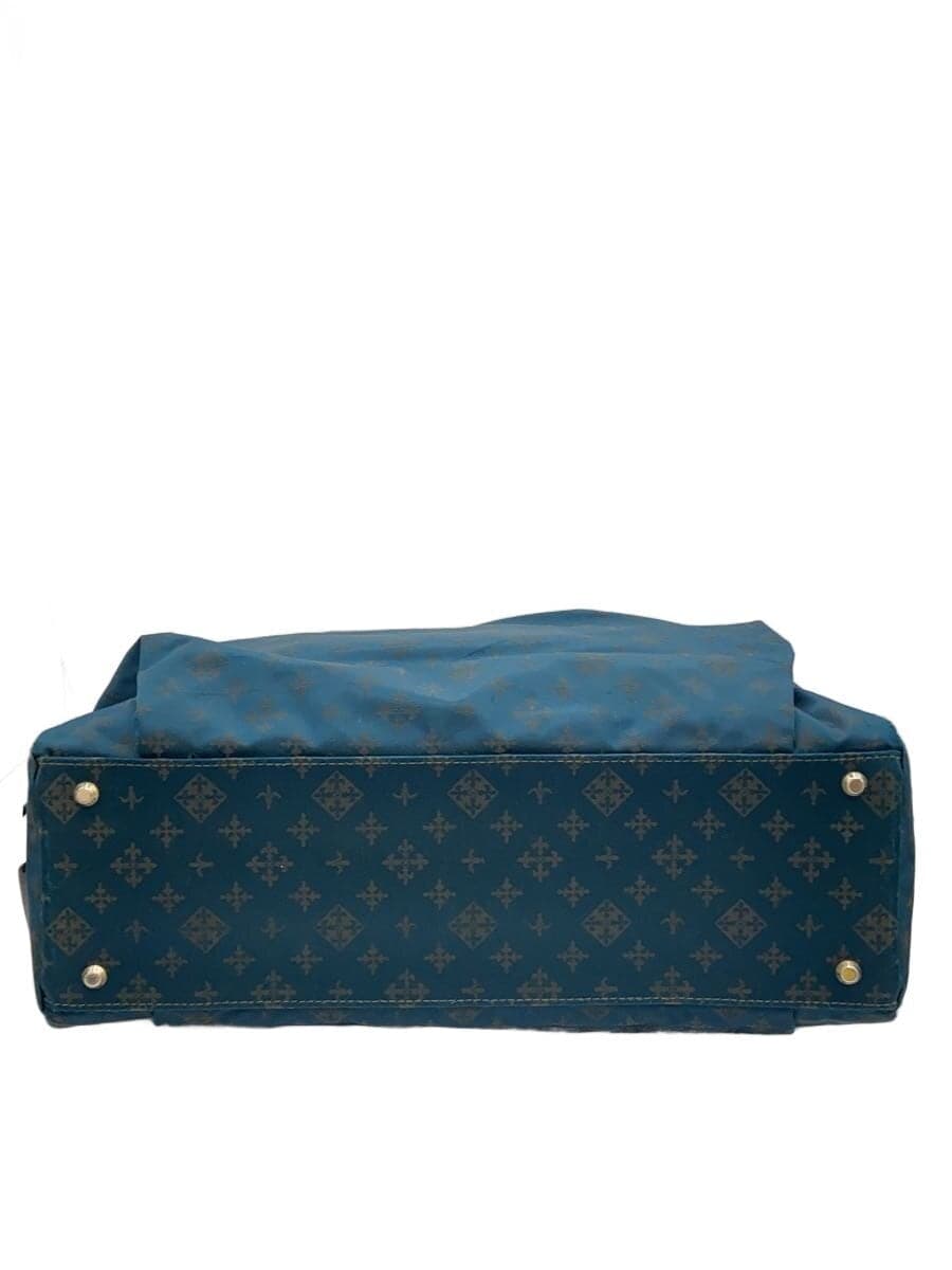 russet Tote Bag BLU All Over Pattern 4