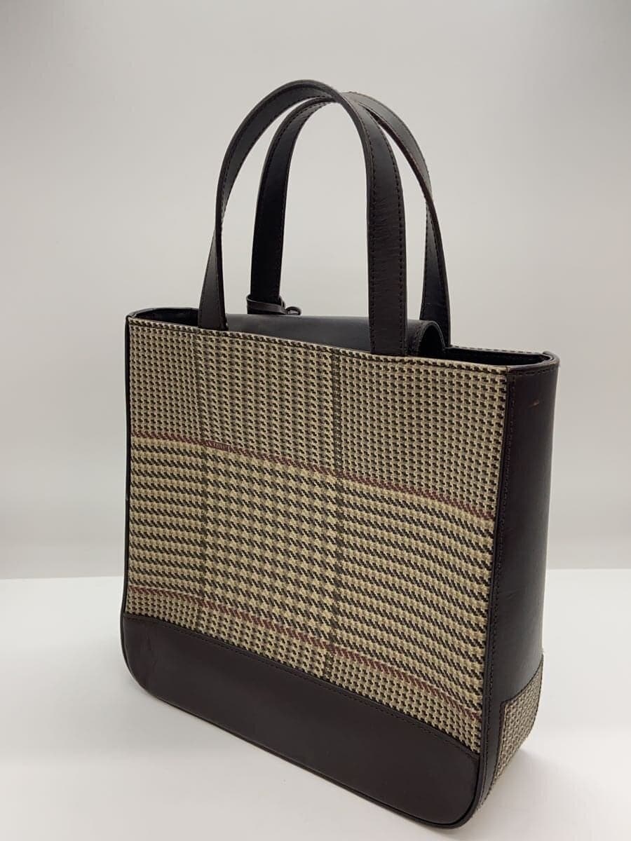 LAUREN RALPH LAUREN Handbag Leather BRW Houndstooth 2