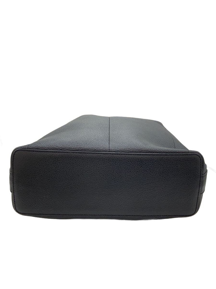 FURLA Tote Bag Leather BLK Solid 4