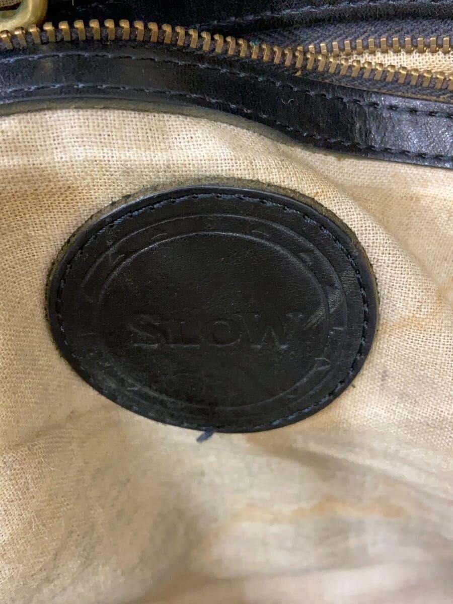 SLO Wbono tote fishing Tote Bag Leather BLK 5