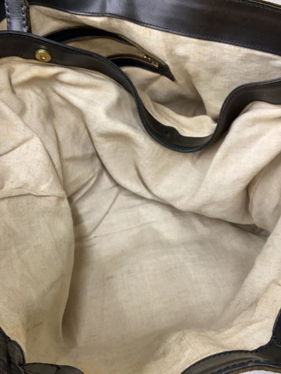 SLO Wbono tote fishing Tote Bag Leather BLK 7