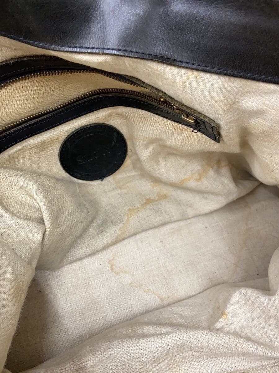 SLO Wbono tote fishing Tote Bag Leather BLK 8