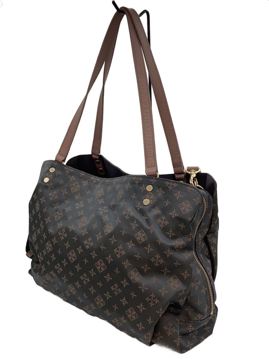 russet Tote Bag GRY All Over Pattern 2