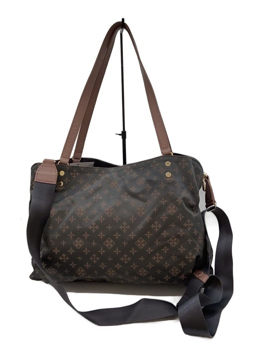 russet Tote Bag GRY All Over Pattern 3