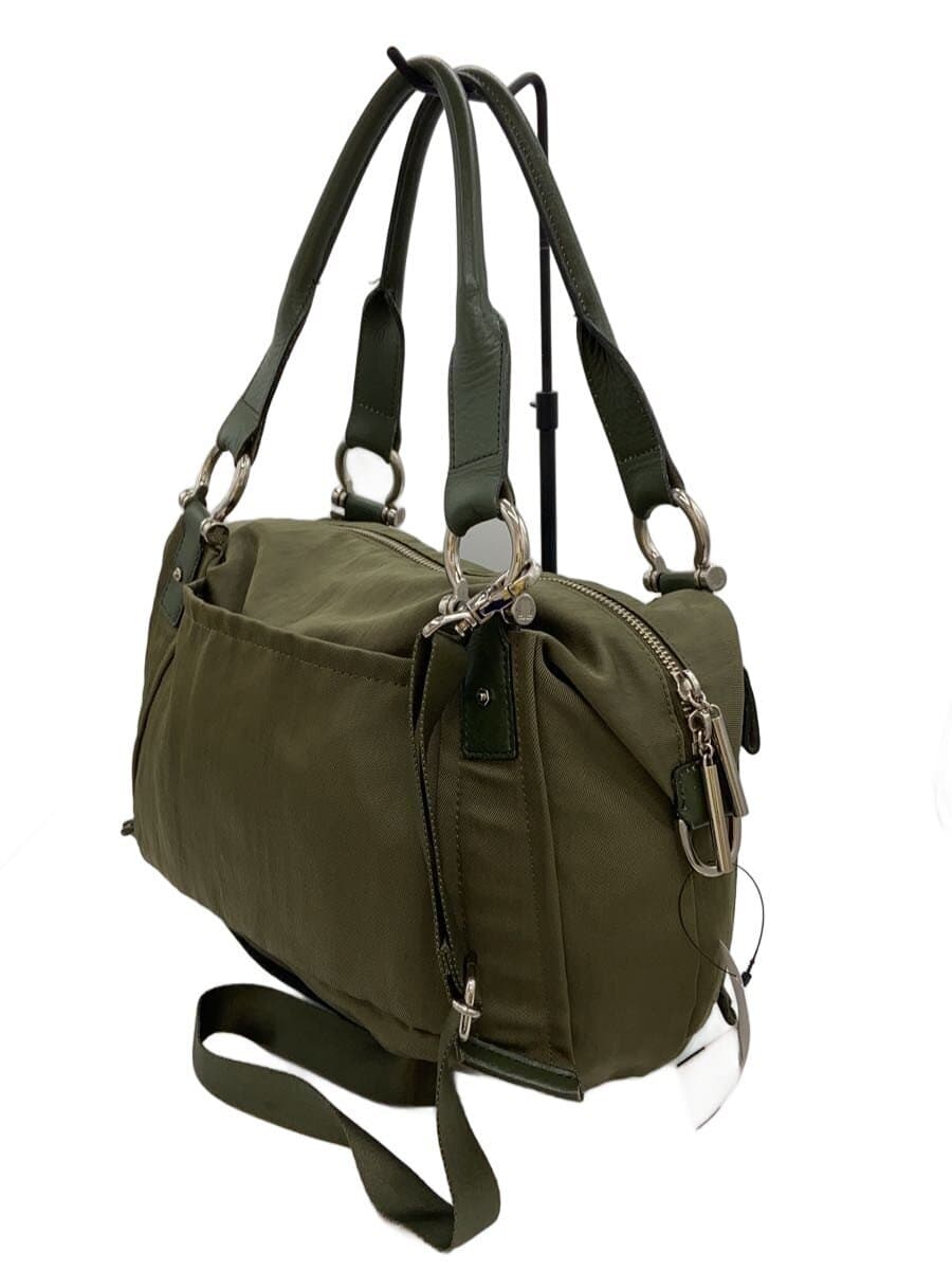 LANVIN Shoulder Bag Nylon GRN 2