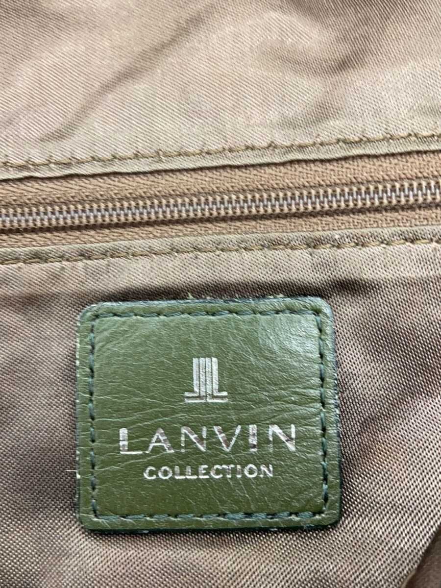 LANVIN Shoulder Bag Nylon GRN 5