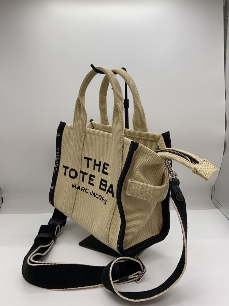 MARC JACOBS The Jacquard Tote Bag Small BEG Solid M0017025 2