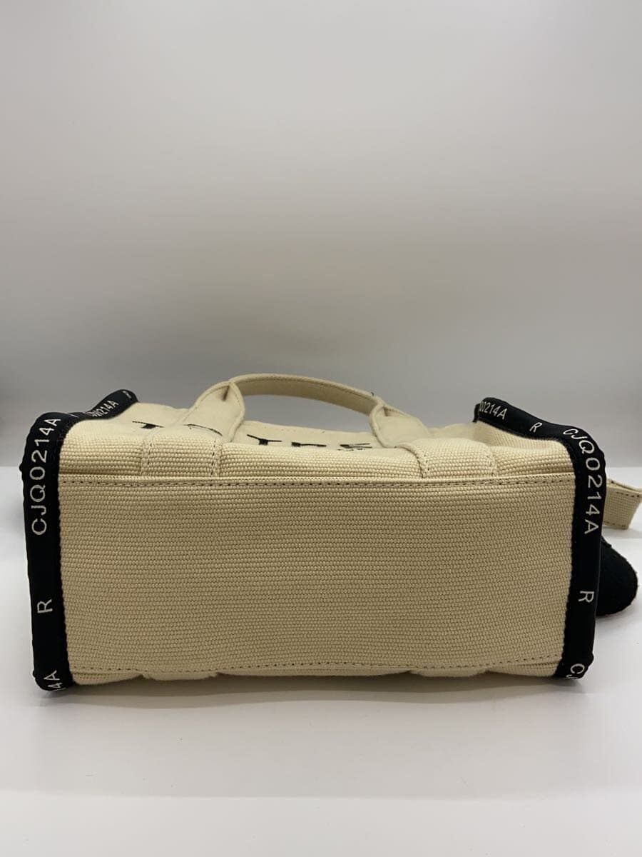 MARC JACOBS The Jacquard Tote Bag Small BEG Solid M0017025 4