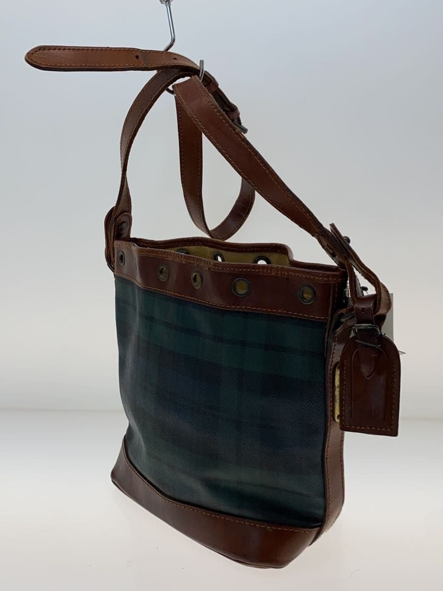 POLO RALPH LAUREN Black Watch Shoulder Bag -- GRN Check 2