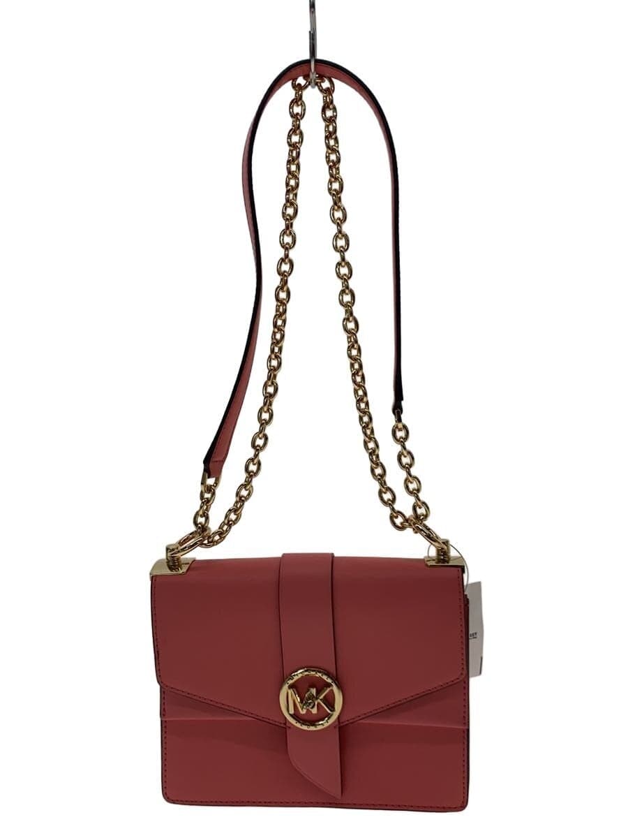 MICHAEL KORS Shoulder Bag Leather Pink Solid Color 32S1GGRC0L