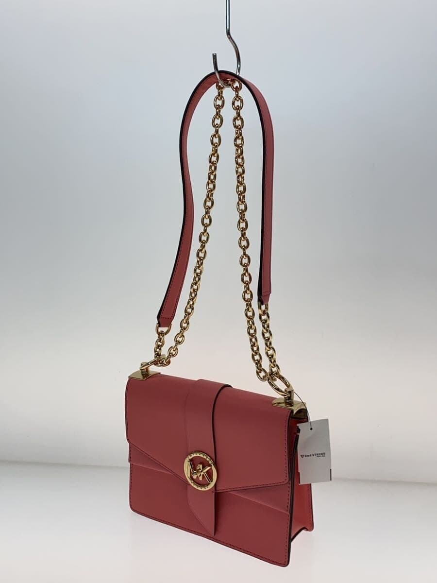 MICHAEL KORS Shoulder Bag Leather Pink Solid Color 32S1GGRC0L 2