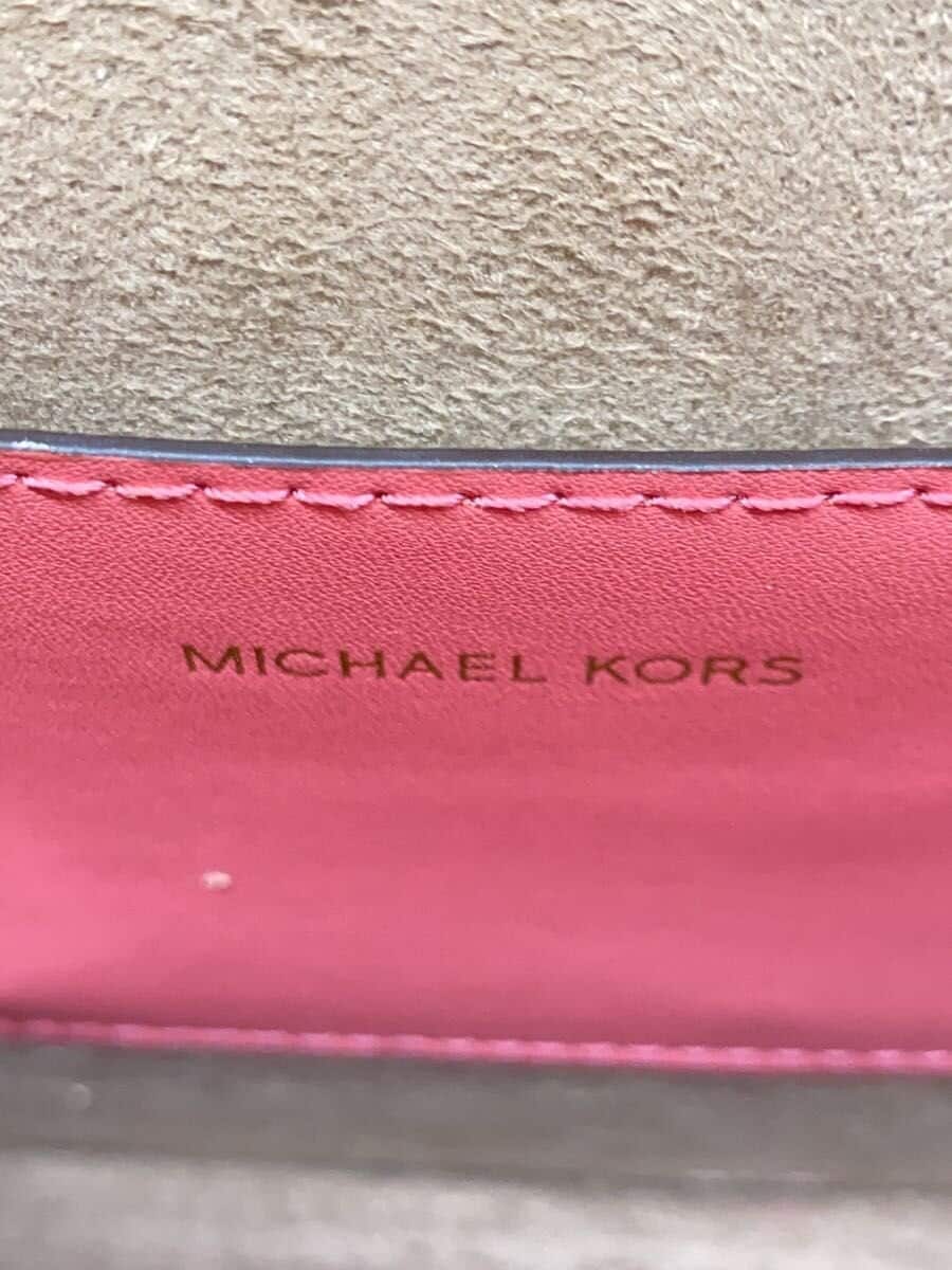 MICHAEL KORS Shoulder Bag Leather Pink Solid Color 32S1GGRC0L 5