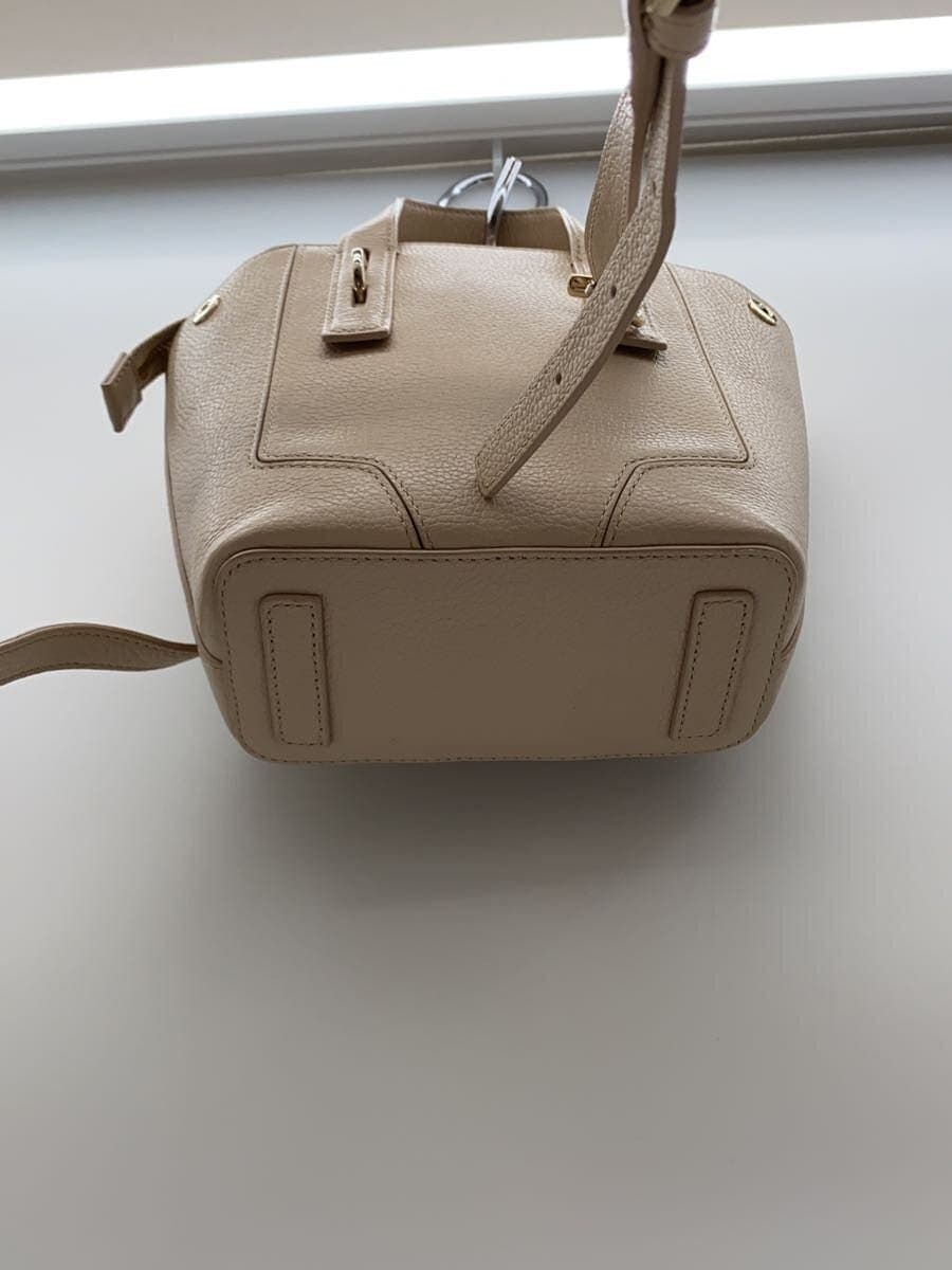 FURLA Shoulder Bag Leather BEG 4