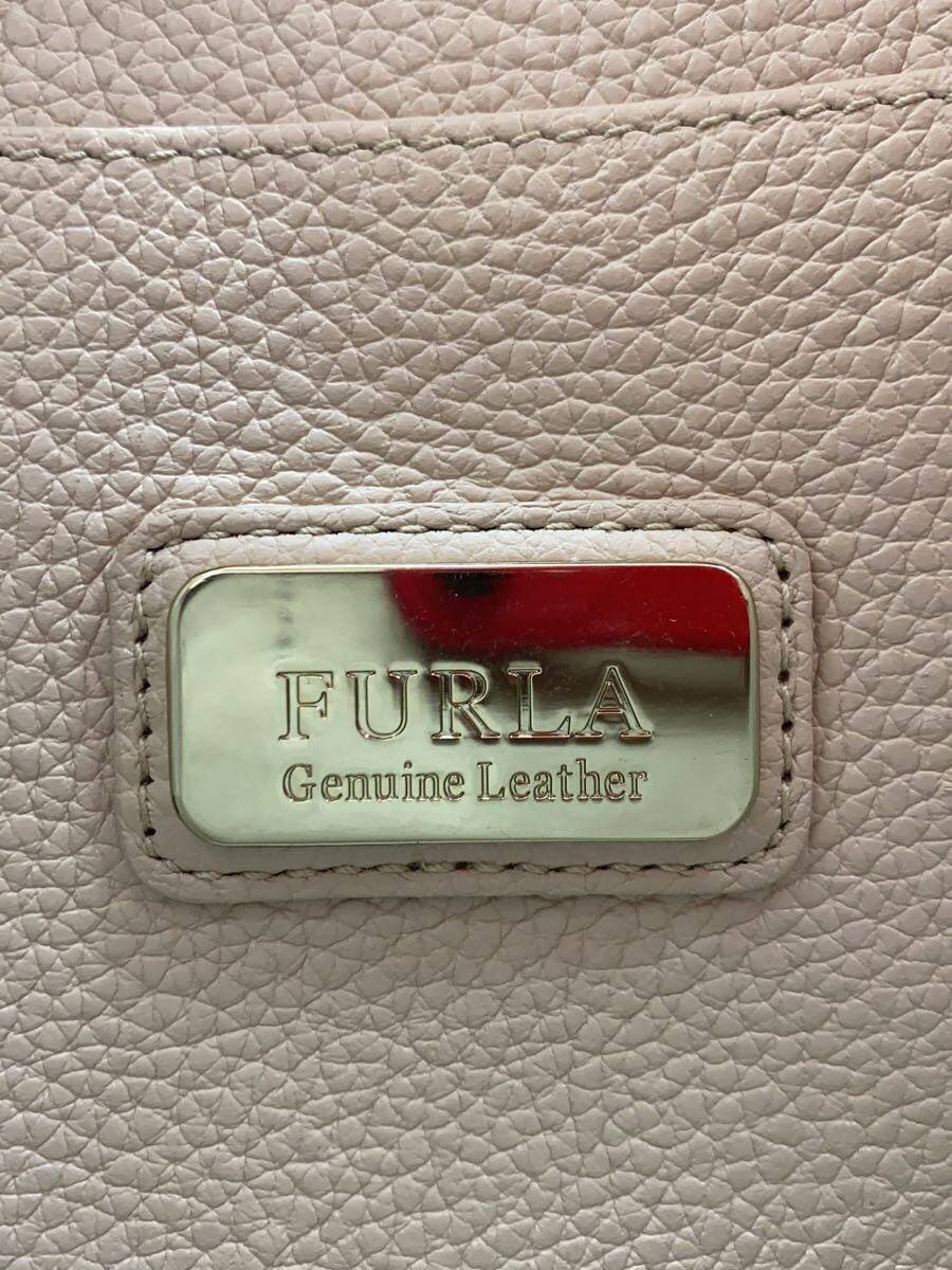 FURLA Shoulder Bag Leather BEG 5