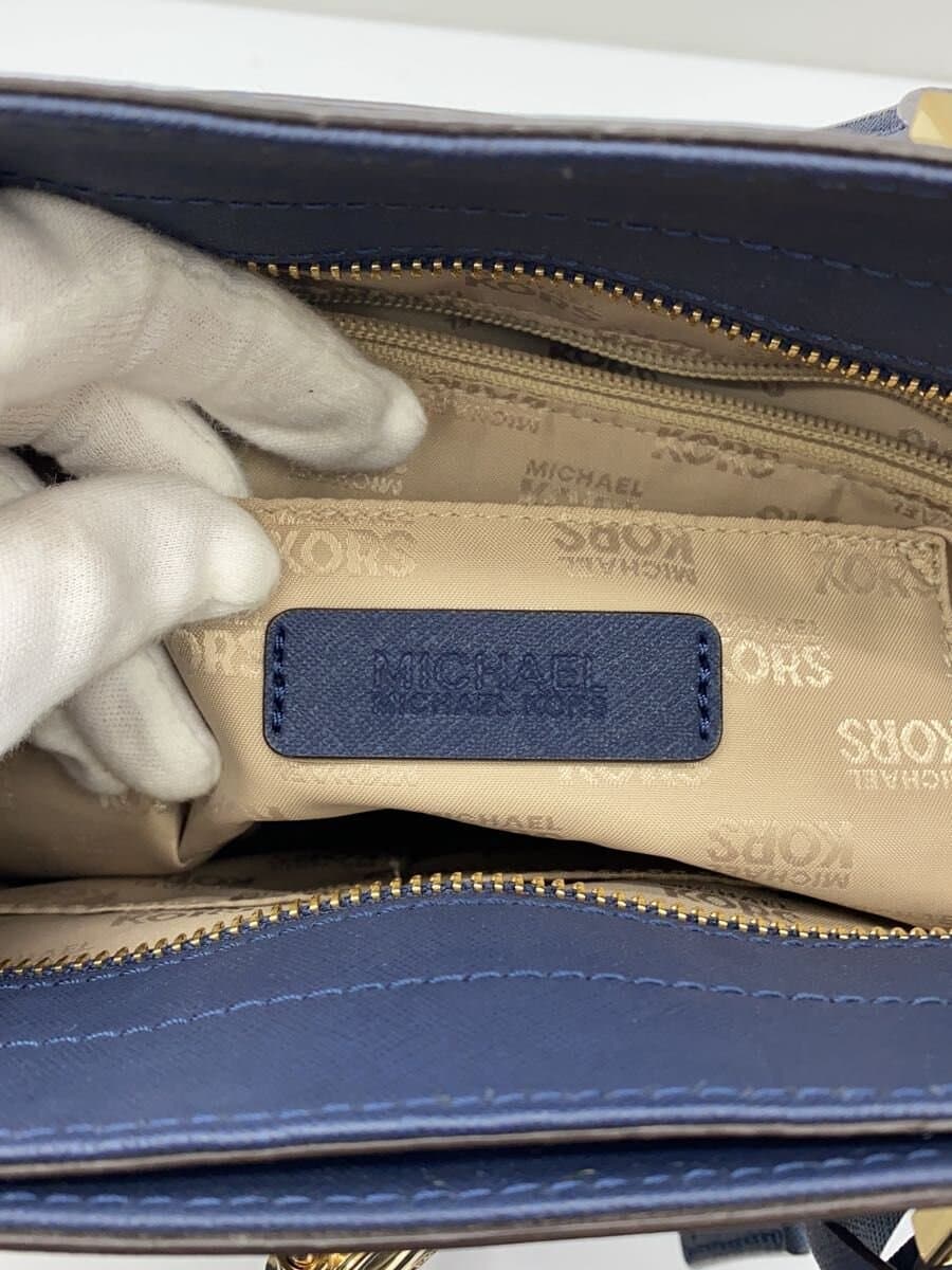 MICHAEL KORS Handbag Leather NVY Solid 35F7GHXT3L 5