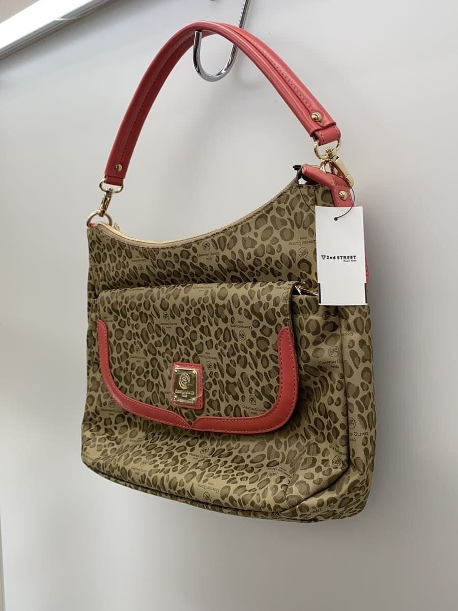 CHRISTIAN OLIVIER Tote Bag Nylon BRW Leopard 2