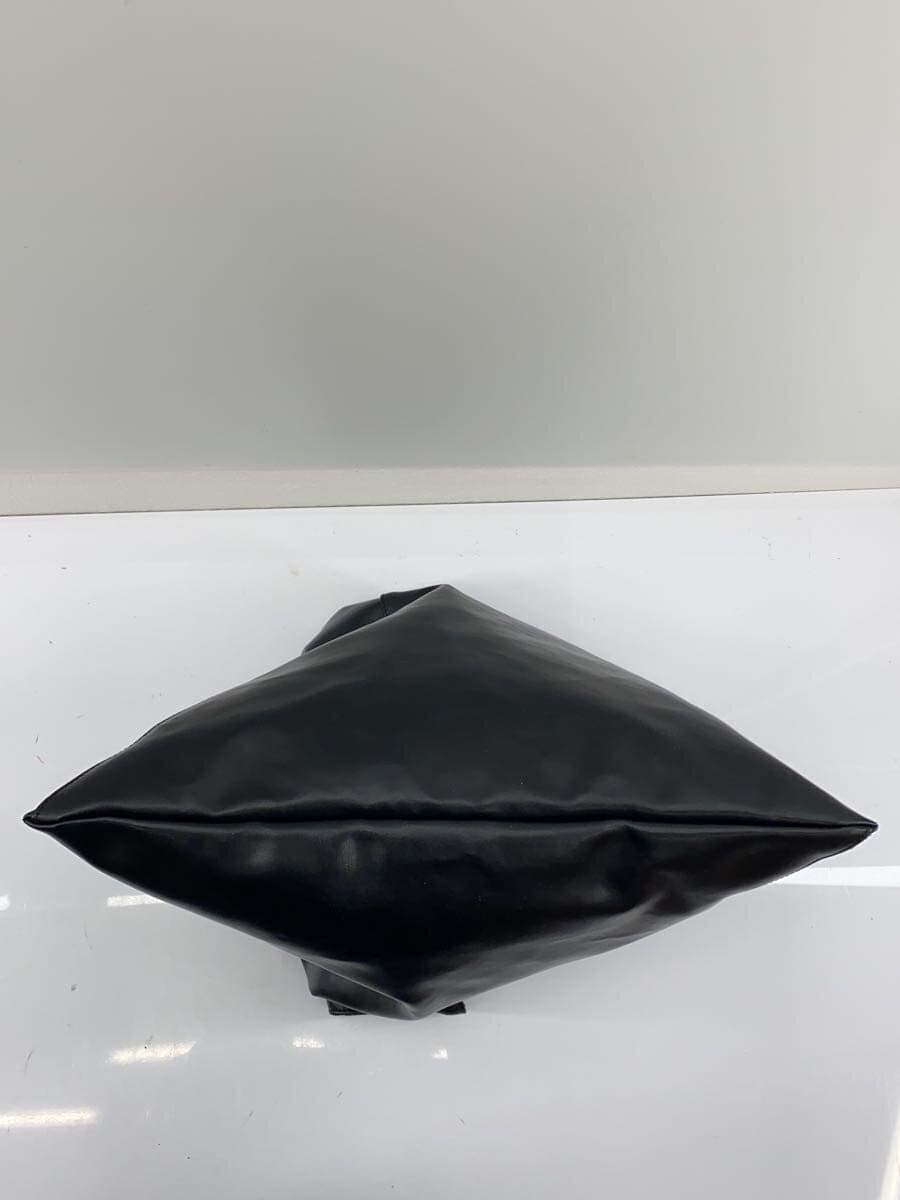 MM6 Handbag Leather Black Plain S54WD096 4