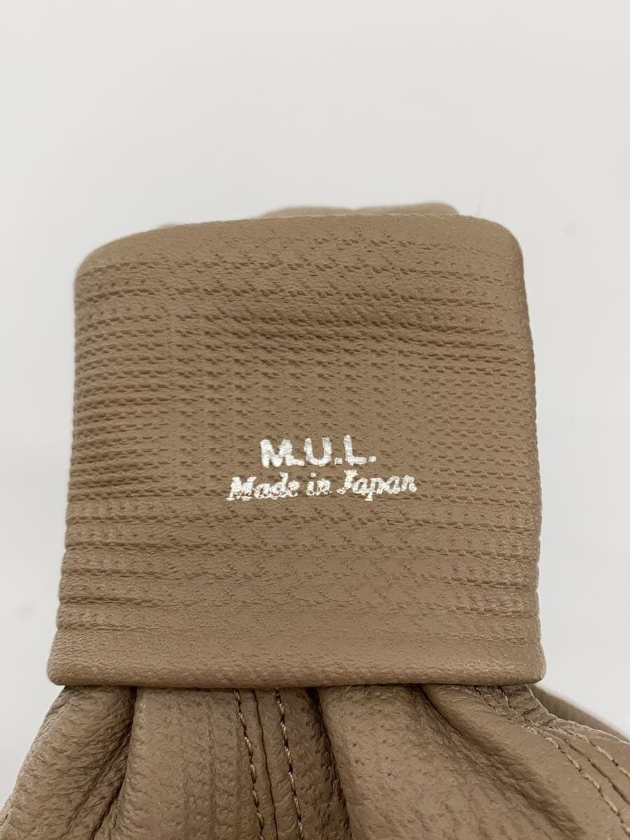 M.U.L. handbag cow leather BEG solid color MUL127 5
