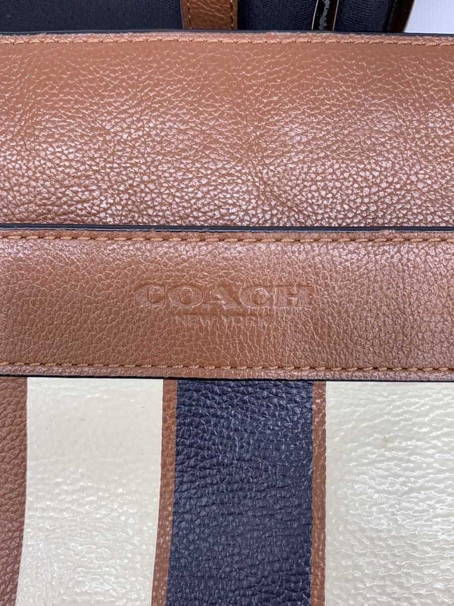 COACH Shoulder Bag Leather BRW F54193 5