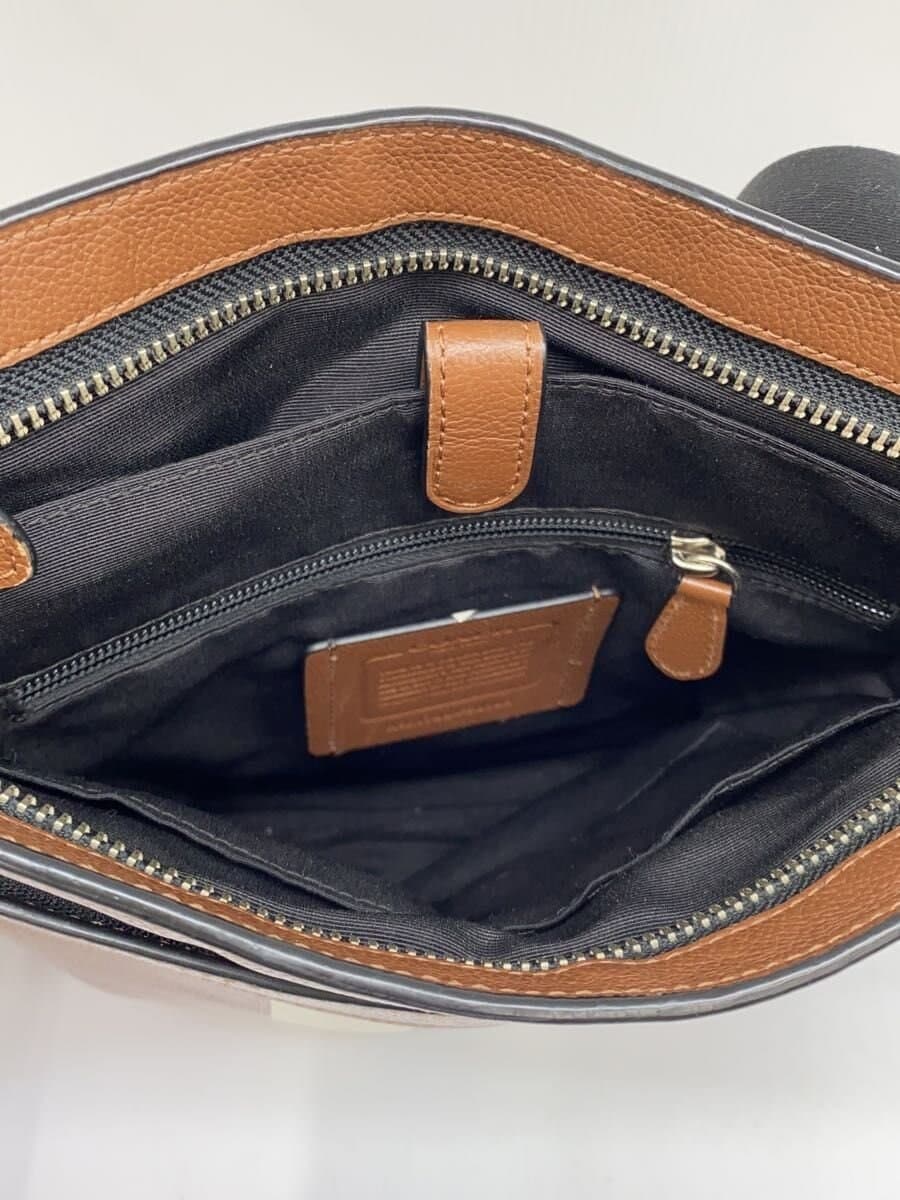 COACH Shoulder Bag Leather BRW F54193 6