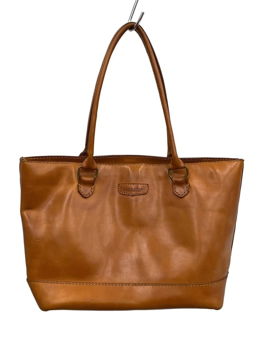 CROSSED ARROWS Tote Bag Leather BRW
