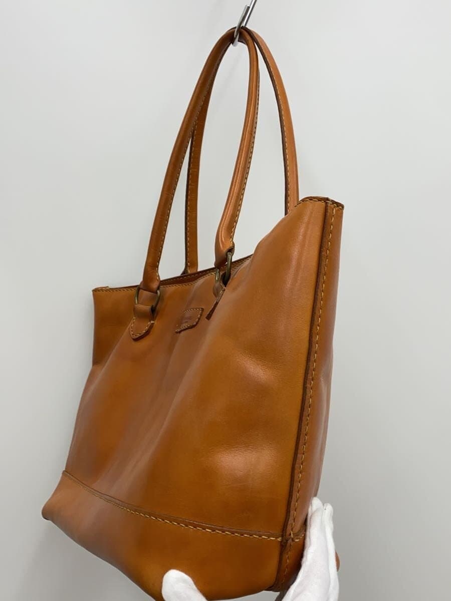 CROSSED ARROWS Tote Bag Leather BRW 2