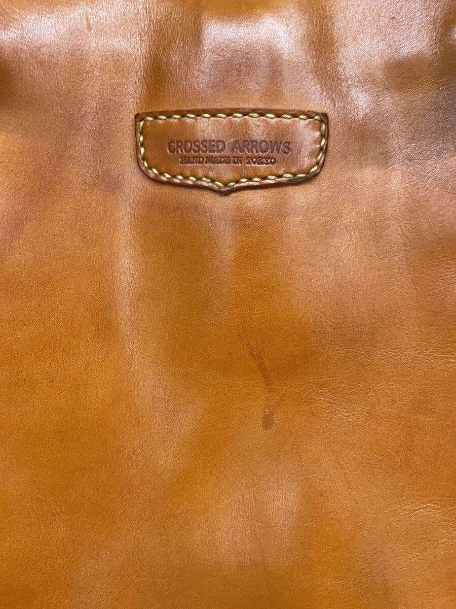 CROSSED ARROWS Tote Bag Leather BRW 5