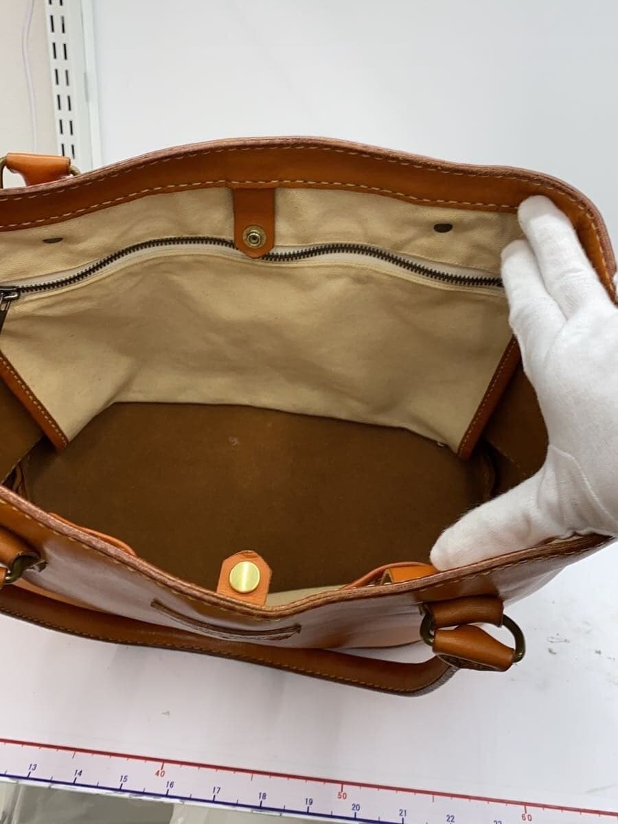 CROSSED ARROWS Tote Bag Leather BRW 6