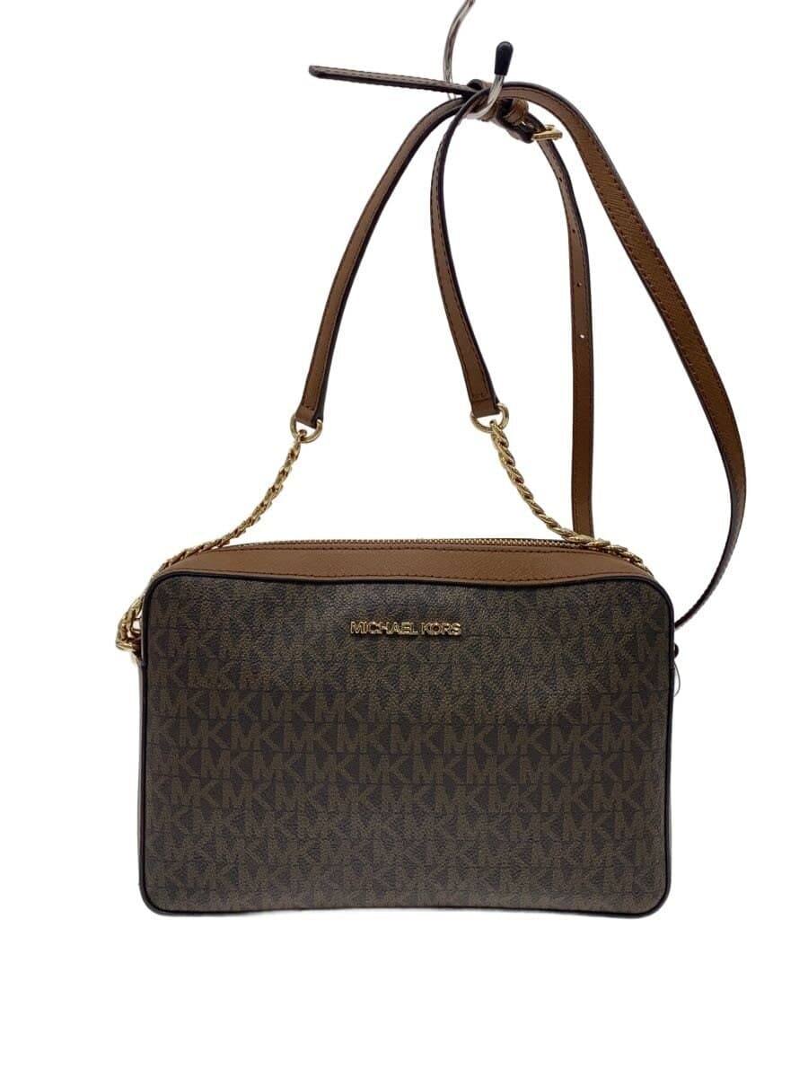 MICHAEL KORS shoulder bag -- BRW all-over pattern 35f8gttc3b