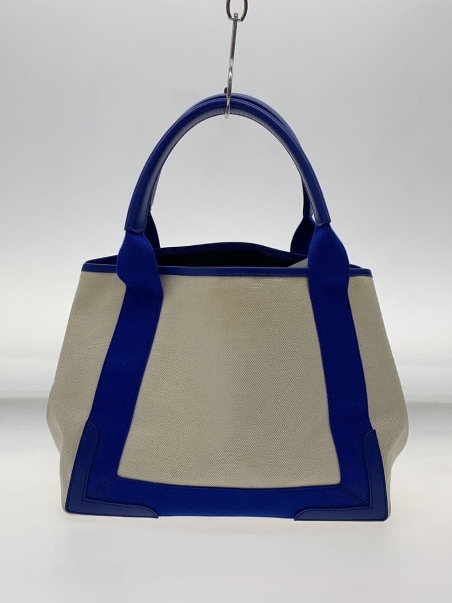 BALENCIAGA Tote Bag Canvas WHT 339933 3