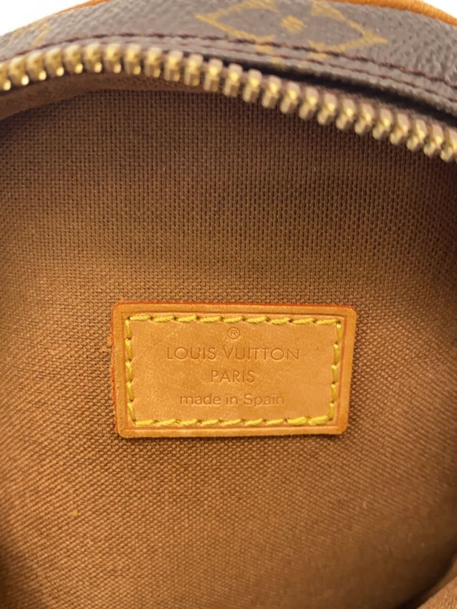 LOUIS VUITTON Pochette Ganjou _Monogram Canvas PVC BRW All Over Pattern 5