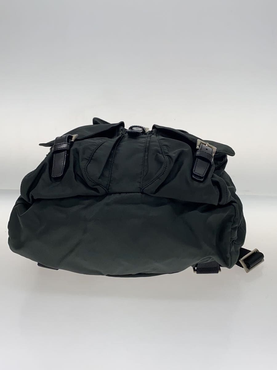 PRADA Backpack Nylon GRY Solid 4