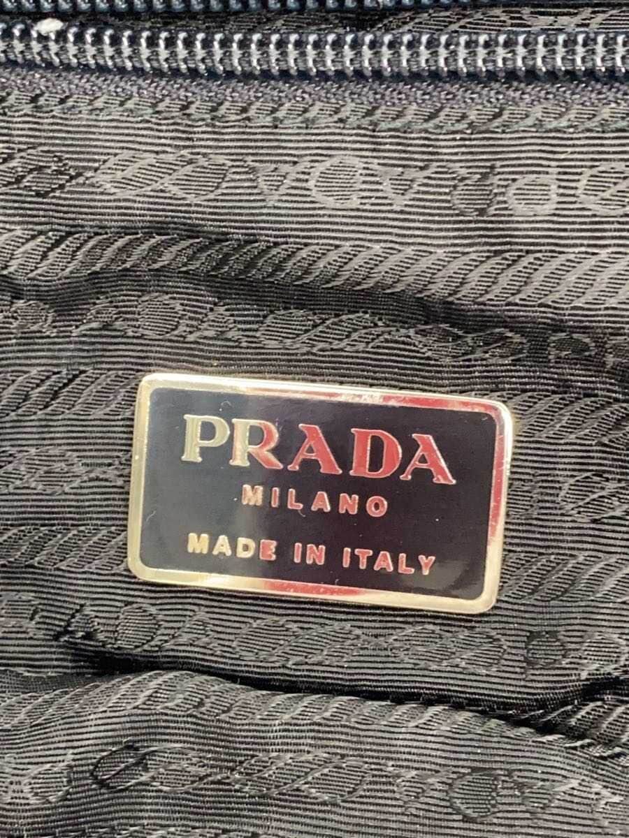 PRADA Backpack Nylon GRY Solid 5
