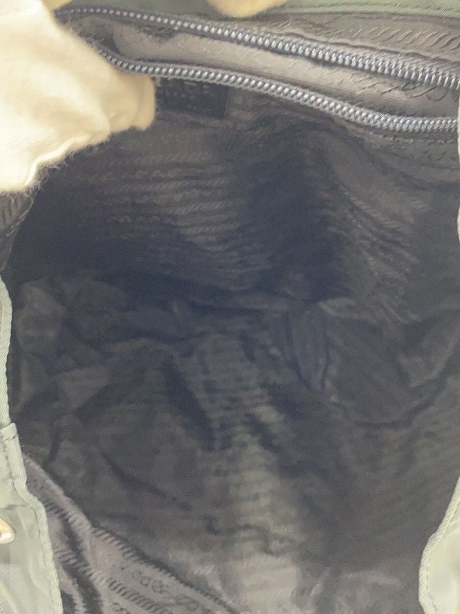 PRADA Backpack Nylon GRY Solid 6