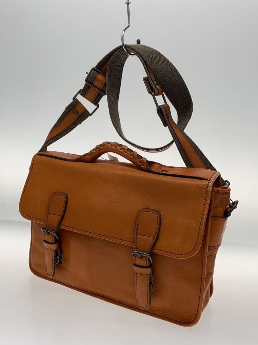 PORTER Shoulder Bag Leather BRW 3-Way 2