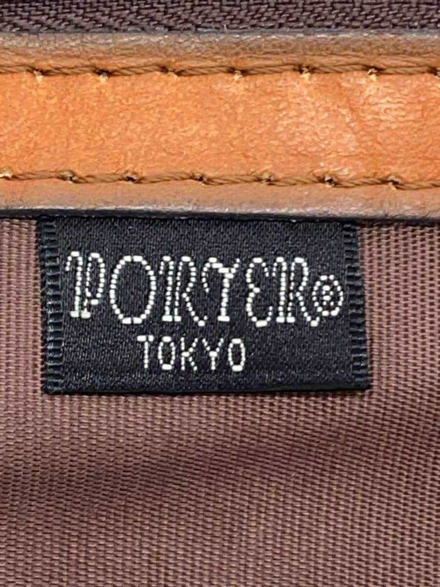 PORTER Shoulder Bag Leather BRW 3-Way 5