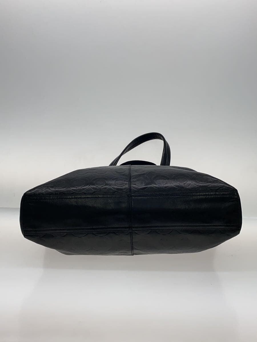 COACH Shoulder Bag Leather BLK All Over Pattern M1193-70253 2-Way 4