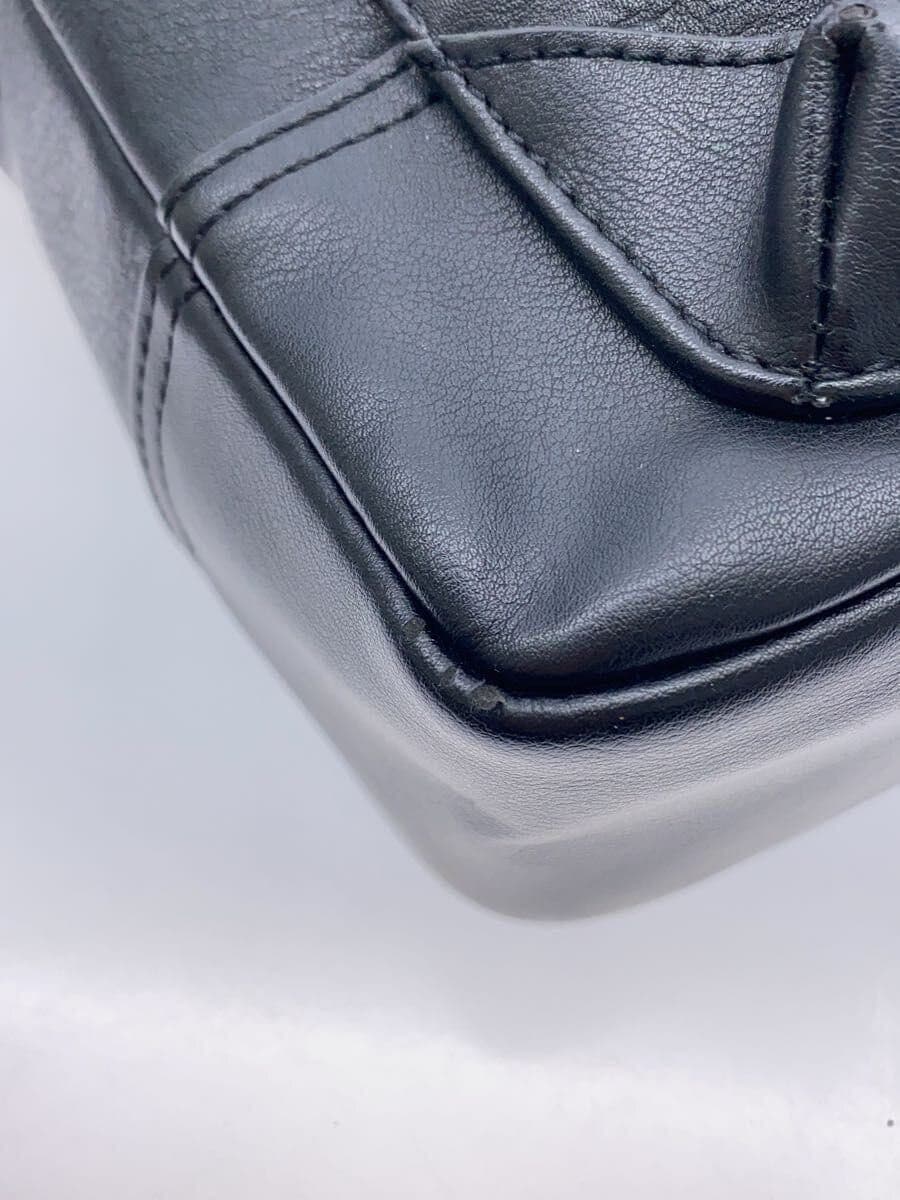 TOMMY HILFIGER Tote Bag Leather BLK 7