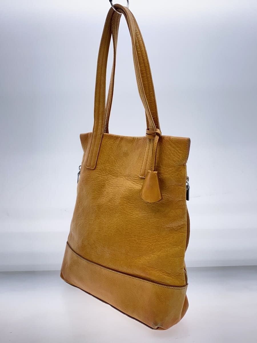 aniary Tote Bag Leather BEG Corner Wear 2