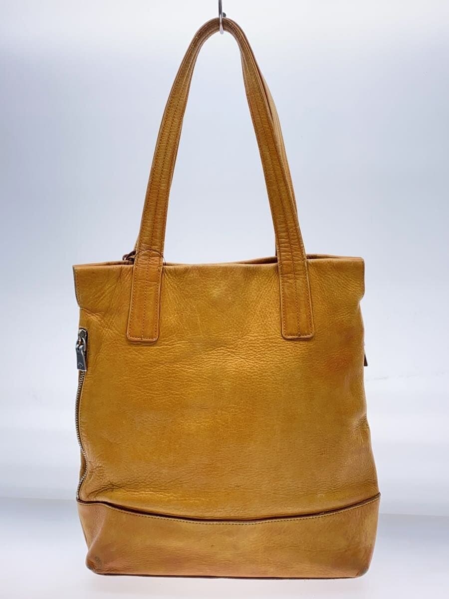 aniary Tote Bag Leather BEG Corner Wear 3