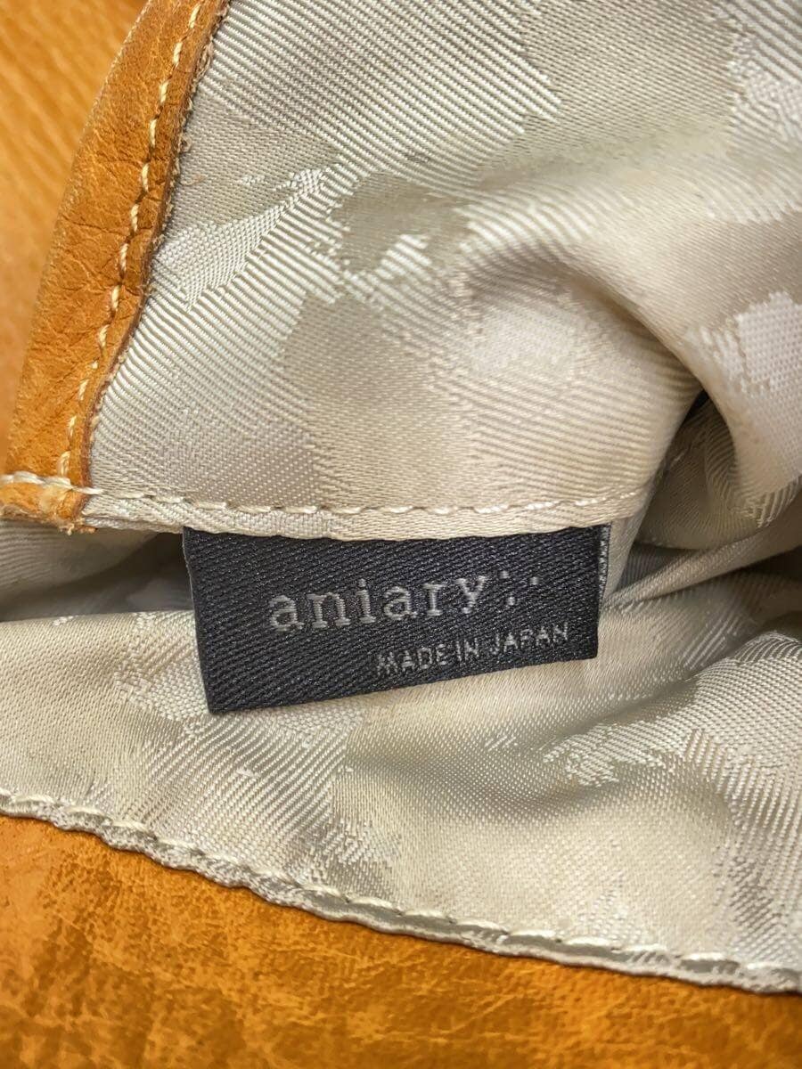 aniary Tote Bag Leather BEG Corner Wear 5