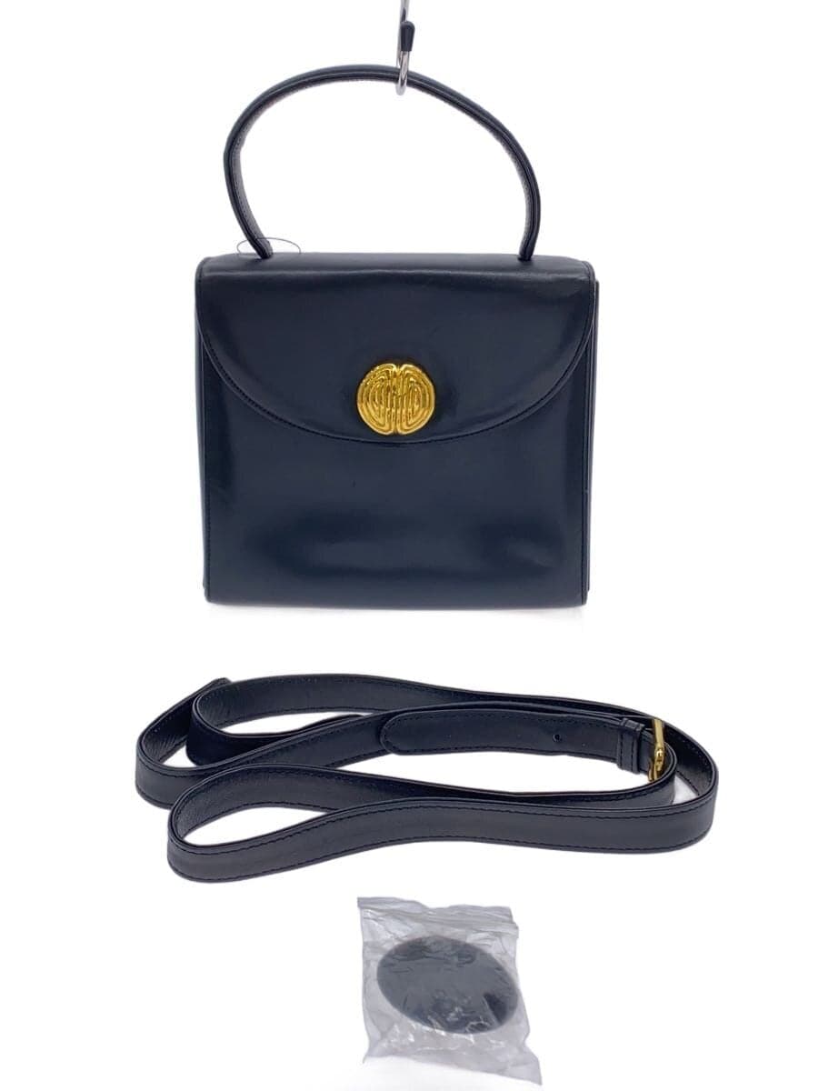 GIVENCHY Handbag Cowhide BLK Solid 2-Way