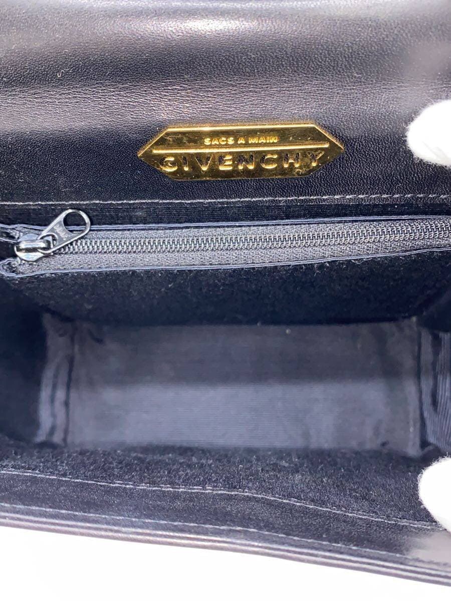 GIVENCHY Handbag Cowhide BLK Solid 2-Way 6