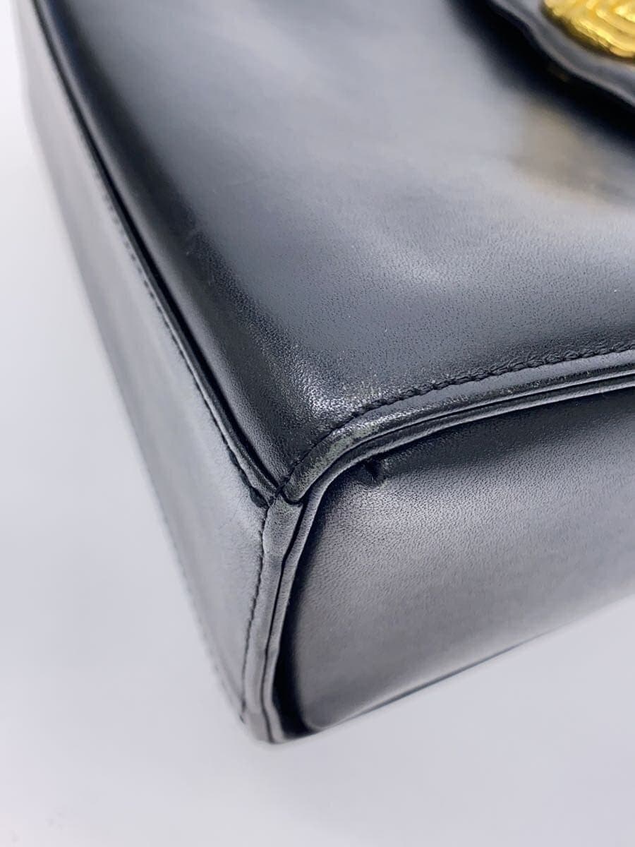 GIVENCHY Handbag Cowhide BLK Solid 2-Way 7