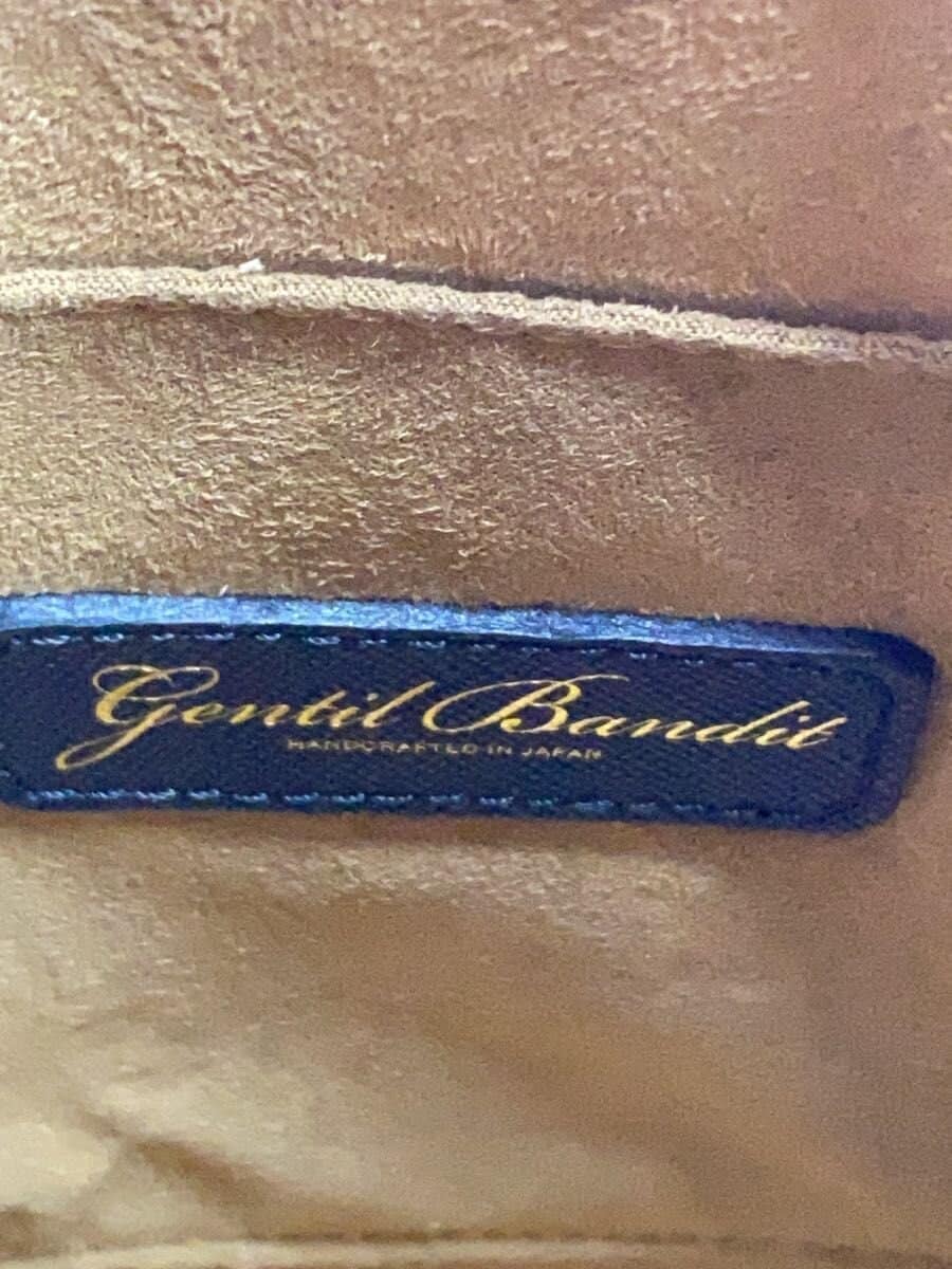 Gentil Bandit drawstring bag shoulder bag leather BLK 2WAY 5