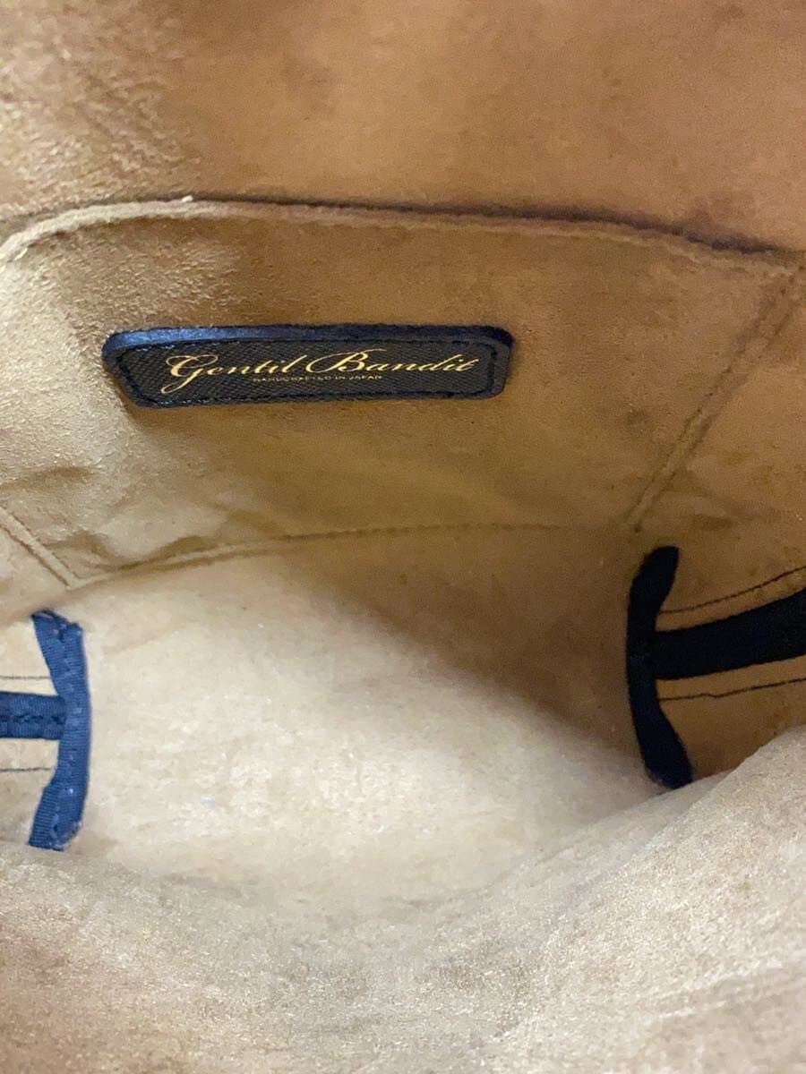 Gentil Bandit drawstring bag shoulder bag leather BLK 2WAY 6