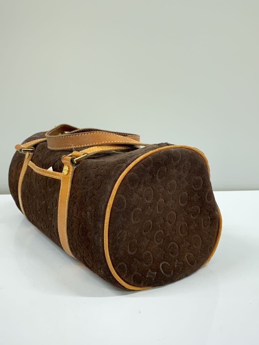 CELINE Handbag Suede BRW All Over Pattern 2